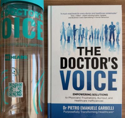 The Doctor’s Voice Hardcover + bottle