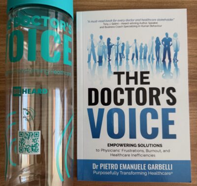 The Doctor’s Voice Softcover + bottle